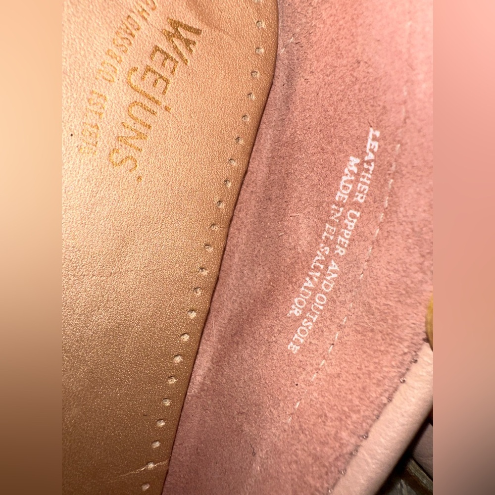 G.H. Bass Weejuns Soft Blush Pink Leather Penny  classic Loafers - Size 9M - Picture 7 of 11